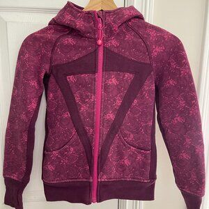 Ivivva Scuba Hoodie - Pink/Maroon Red